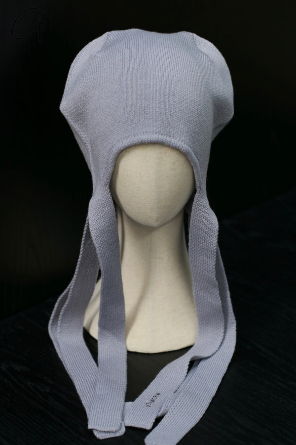 VeniceW Braided Beanie Merino Wool Thailand VCW-H1-K-HEI Grey